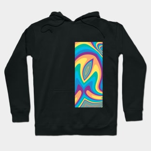 swirling abstract Hoodie